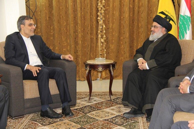 عکس | دیدار جابری‌انصاری با دبیر کل حزب‌الله